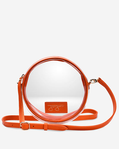 Isabelle Clear Circle Bag - Tarocco Isabelle Clear Bag Joey James, The Label   