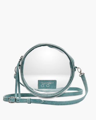 Isabelle Clear Circle Bag - Turquoise Isabelle Clear Bag Joey James, The Label   