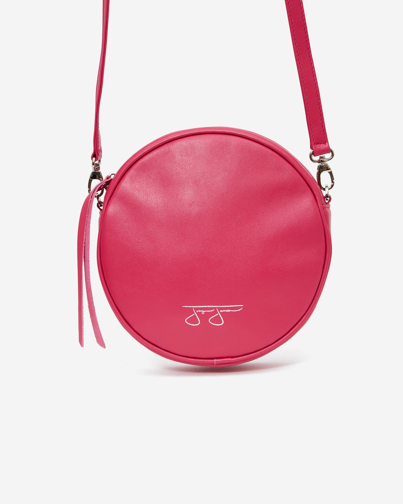 Isabelle Circle Bag - Raspberry Isabelle Solid Circle Bag Joey James, The Label   