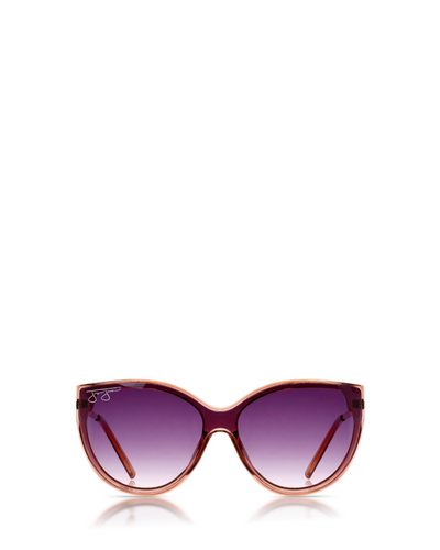 Oversized Cat Eye Sunglasses - Gold Frame with Brown Lens Sunglasses Joey James, The Label   