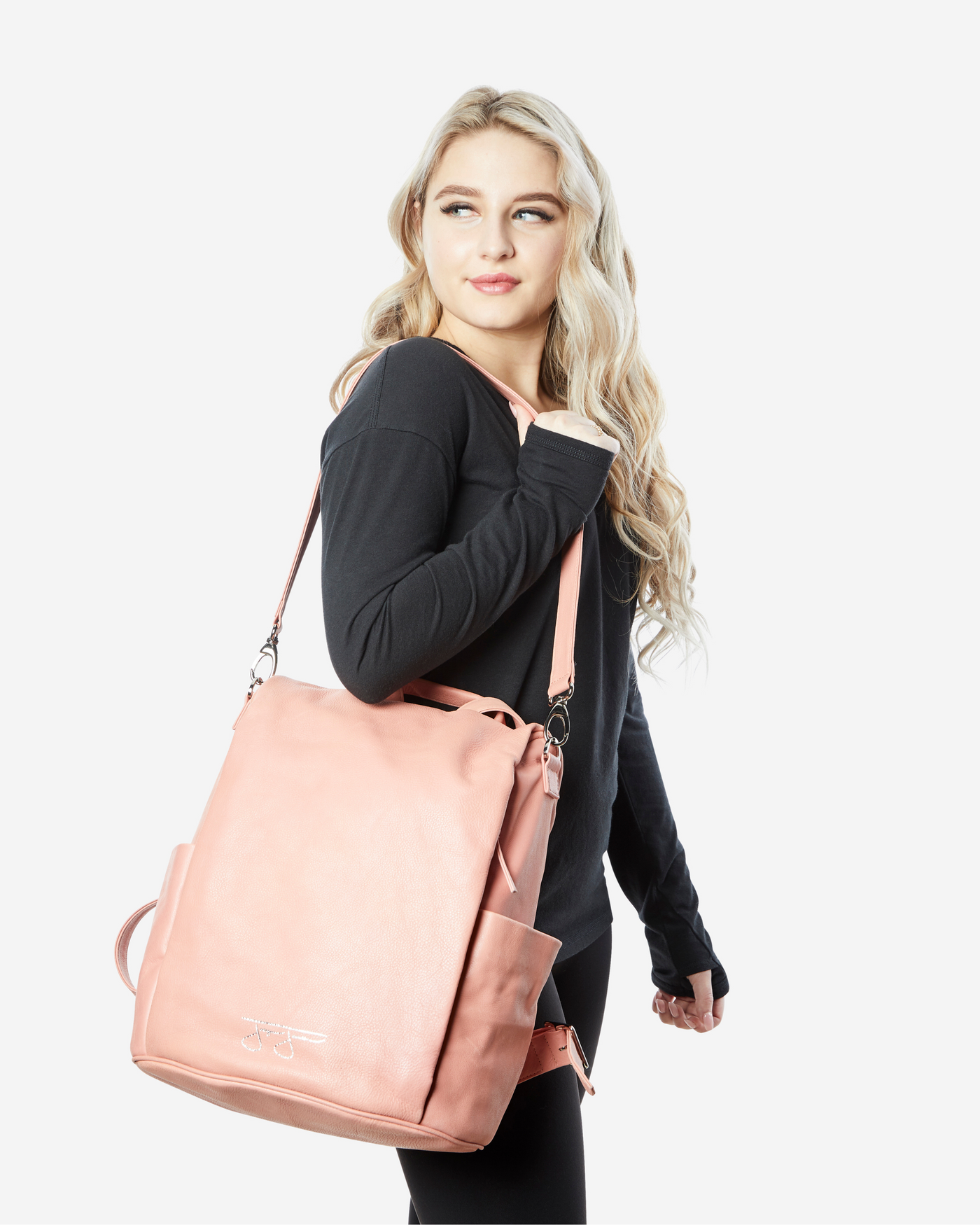 Katie Backpack - Buffed Pink Backpack Joey James, The Label   