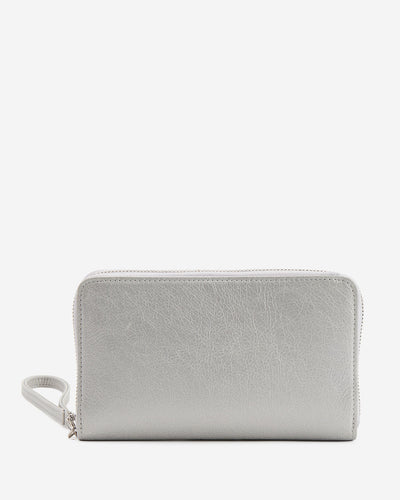 Elyse Wallet - Silver  Joey James, The Label   