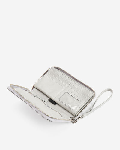 Elyse Wallet - Silver  Joey James, The Label   