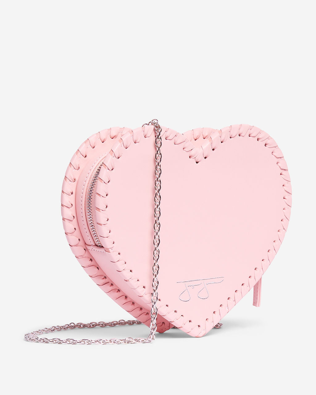 Reagan Heart Bag - Pale Pink Handbags Joey James, The Label   