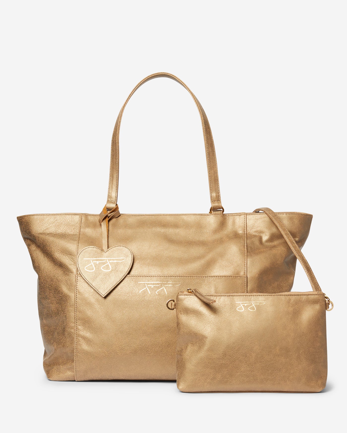 Samantha Tote - Gold  Joey James, The Label   