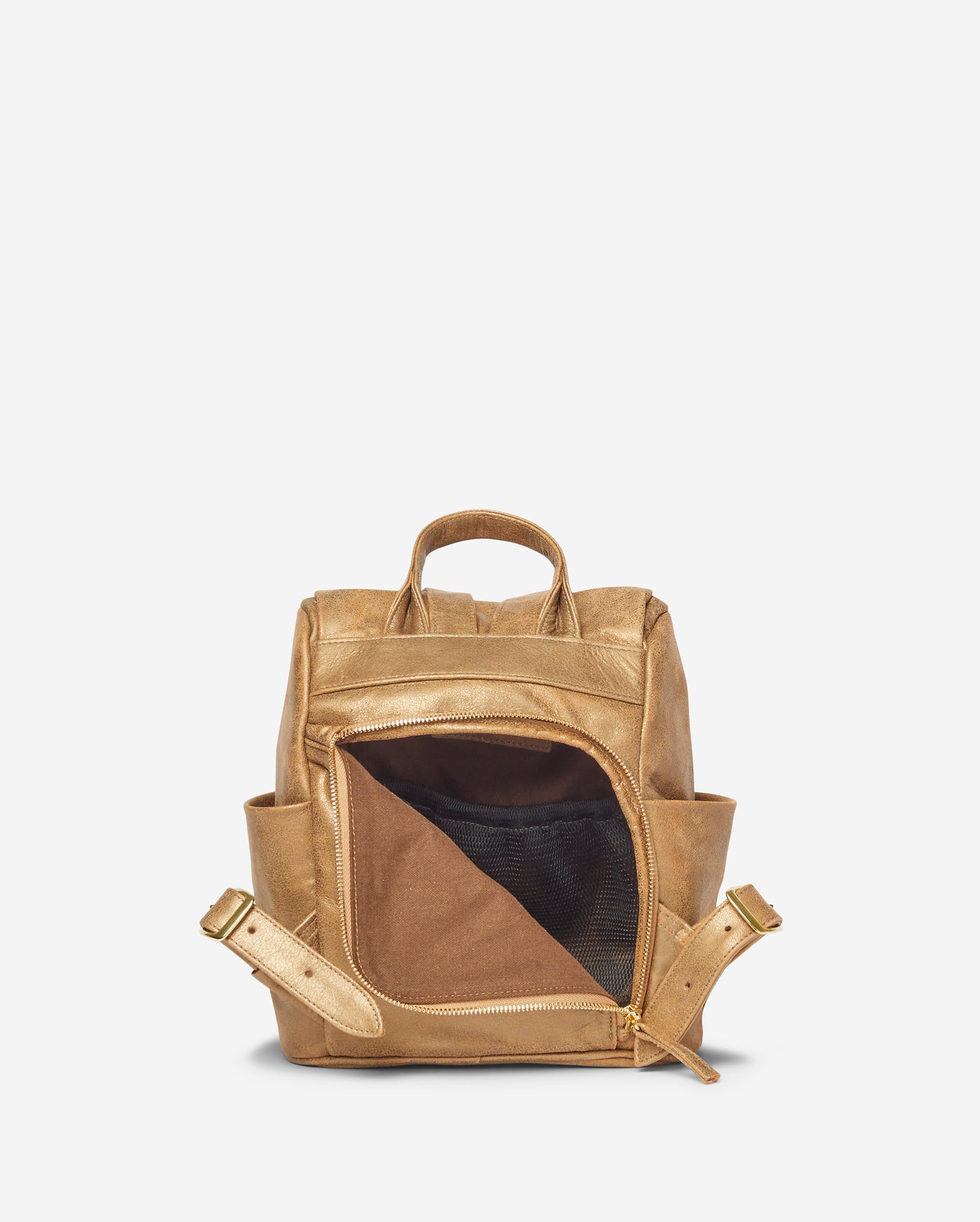 Mila Mini Backpack - Gold Mila Mini Backpack Joey James, The Label   